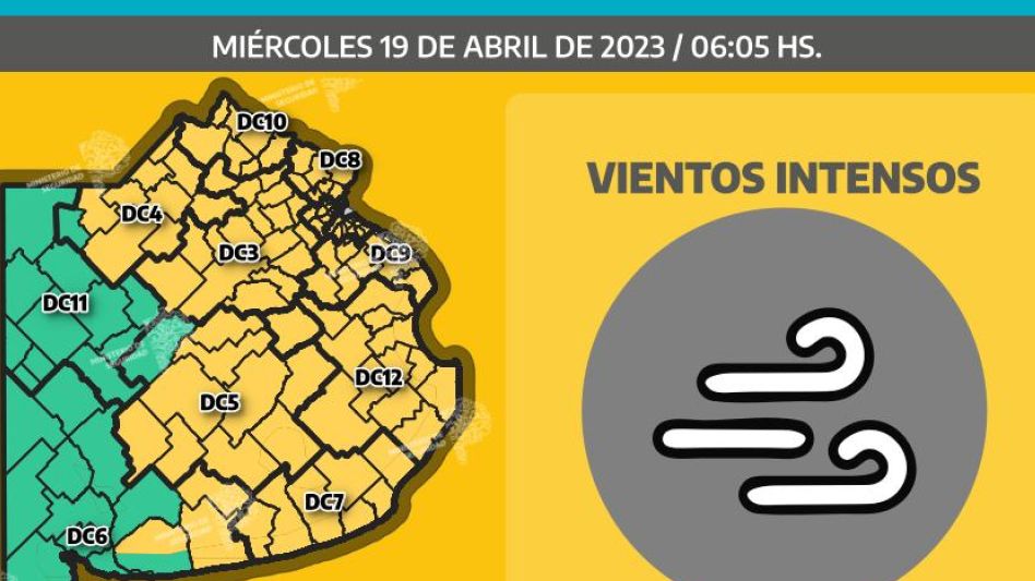 Rige Una Alerta Amarilla Por Fuertes Vientos En Gran Parte De La Provincia 6732